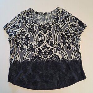 Sonoma Life + Style Women’s Plus 2X Top — Soft Cotton with Subtle Sequin